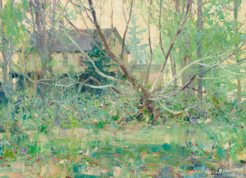 Richard Schmid (American, b. 1934) Spring Morning in