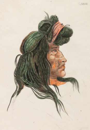 After Karl Bodmer Ten Watercolors