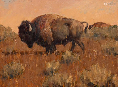 Luke Frazier (American, b. 1970) Plains Buffalo, 2000