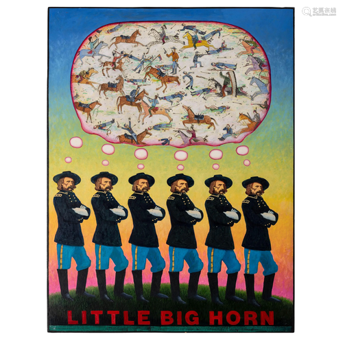 David Bradley (Chippewa, b. 1954) Little Big Horn