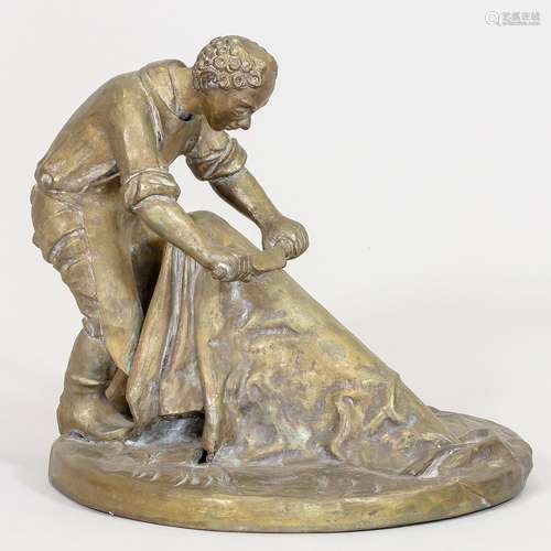 Bonifatius Stirnberg 1933 Freienohl - Gerber - Bronze. Goldb...