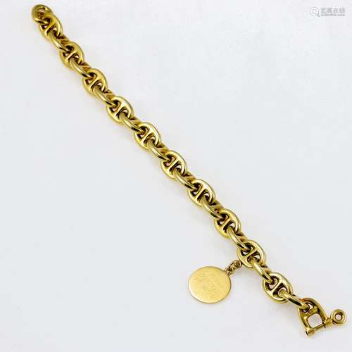 Armband aus Ankergliedern 585/- Gelbgold, gestemp. Gewicht: ...