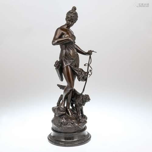 Alois Mayer 1855 Füssen - 1936 München - Diana - Bronze. Bra...