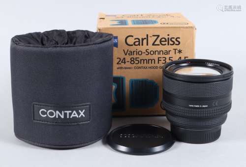 A Carl Zeiss Vario Sonnar T* Lens, Contax N mount, 24-85mm f...