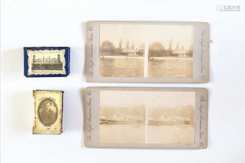 Early 20th Century Underwood & Underwood Stereoscopic Cards,...