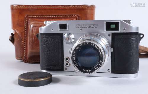 An Ilford Witness Rangefinder Camera, shutter working on fas...