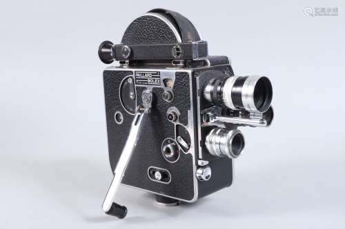 A Bolex H8 Cine Camera, serial no 135048, body G, some light...