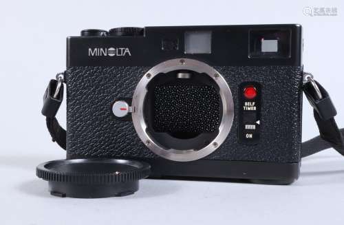 A Minolta CLE Camera Body, serial no 1001766, shutter workin...