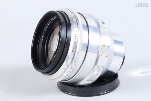A Carl Zeiss Jena 75mm f/1.5 Lens, Exakta mount, serial no 8...