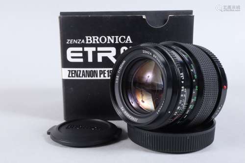 A Zenza Bronica ERTsi 150mm f/3.5 Zenzanon PE Lens, serial n...