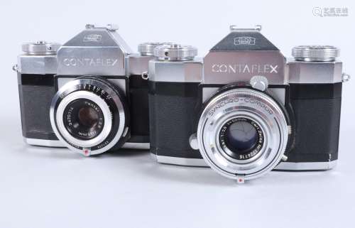 Zeiss Ikon Contaflex III and Alpha SLR Cameras, a Contaflex ...