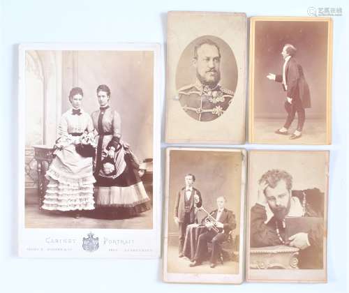 19th Century Danish Carte-de-Visites and Cabinet Cards, cart...