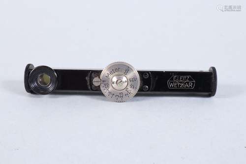 A Leitz FONOR Rangefinder, dial marked Meters, 20-1.00, view...