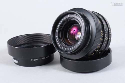 A Leitz Wetzlar Elmarit R 35mm f/2.8 Lens, serial no 2186109...