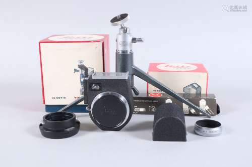 Leitz Accessories, a Leitz table top tripod, with ball head,...