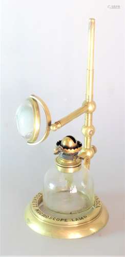 A late 19th Century lacquered brass Collins Bockett Microsco...