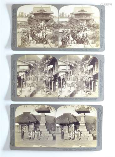 Underwood & Underwood Japan Through The Stereoscope Stereosc...