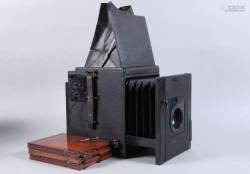 A Marion Soho Reflex Plate Camera, 6½ x 4¾in format, body F-...