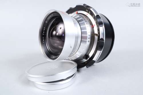 A Carl Zeiss Biogon 53mm f/4.5 Lens, Linhof Technika 70 moun...