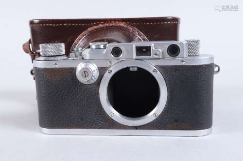 A Leica III Camera Body, serial no 190472, 1936, shutter wor...