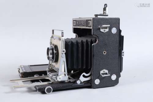 An MPP Micro Press 5 x 4in Press Camera, serial no 3878, bod...