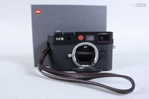 A Leica M8 Black-Chrome Digital Body, serial no 3 106 397, 2...