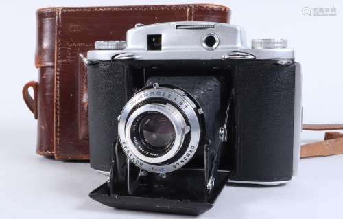 A Ross Ensign Selfix 12-20 Special 6 x 6cm Folding Camera, b...