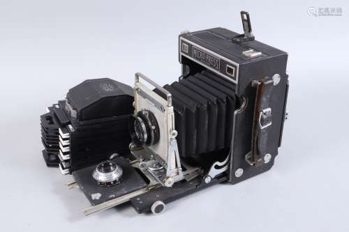 A Micro Press 5 x 4 Camera, serial no 3888, 1951, focal plai...