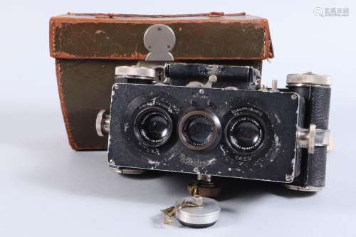 A Franke & Heidecke Rolleidoscop Stereo Camera, 6 x 13cm for...