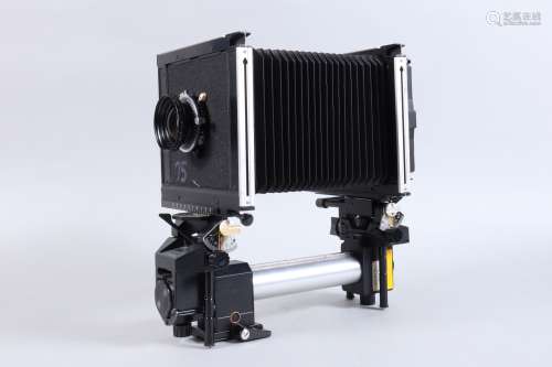 A Sinar F 5 x 4 Monorail Camera, all moves freely, body G, s...