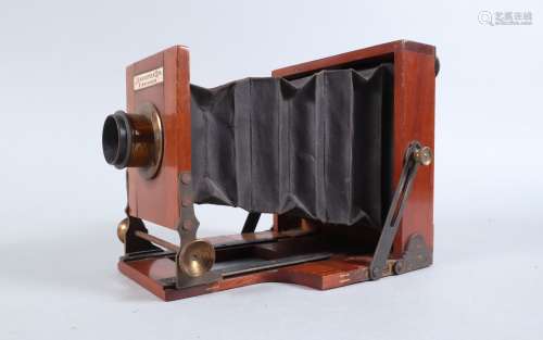 A J. Lancaster Le 'Merveilleux' Quarter Plate Field Camera, ...