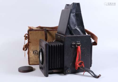 A Thornton Pickard Ruby De Luxe SLR Camera, 9 x 12cm, body F...
