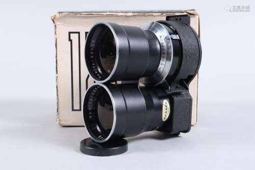 A Mamiya-Sekor 18 cm f/4.5 TLR Lens Pair, for Mamiya C TLR c...