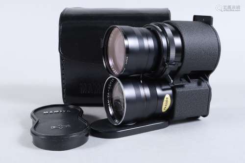 A Mamiya-Sekor 250mm f/6.3 TLR Lens Pair, for Mamiya C TLR c...