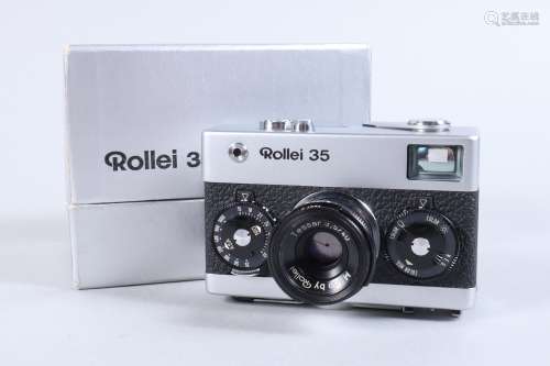 A Rollei 35 Compact Camera, made in Singapore, shutter worki...