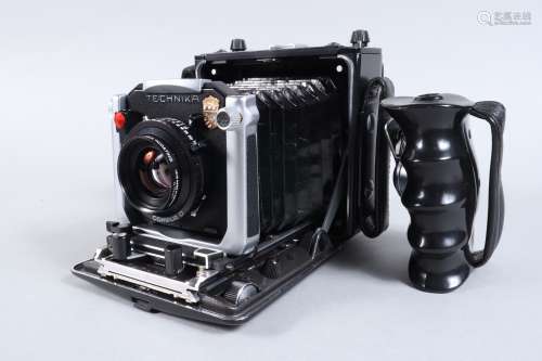 A Linhof Technika V Camera, black, 56 x 72mm format, serial ...