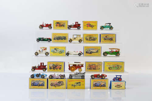 Fourteen Matchbox Models of Yesteryear, together with a repr...