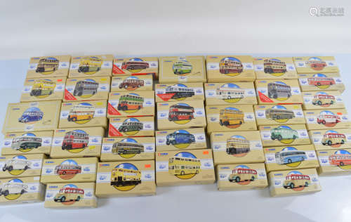 Forty Corgi Classics bus models, including Commercials from ...