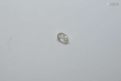 A certificated loose gemstone, yellow sapphire, 1.96ct, oval...