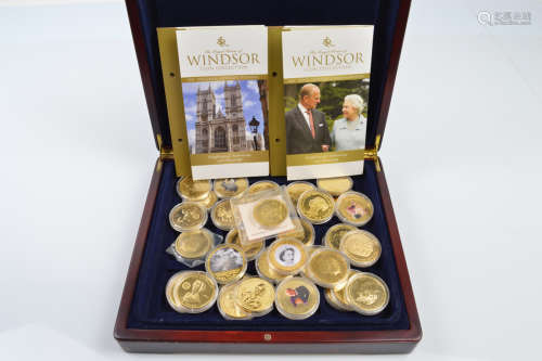 A quantity of Royal Commemorative medallions, of contemporar...