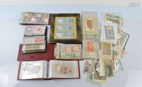 A large collection of World Bank Notes and Occupying currenc...