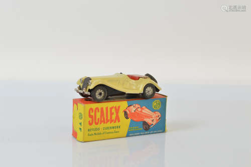 Vintage Scalex MG TF model, with box.