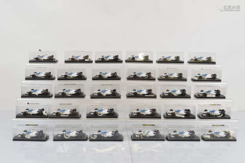 60 Onyx 1/43 scale diecast Formula One models, all 276 Tyrre...