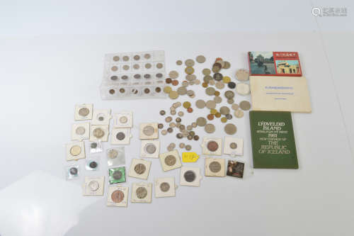 A collection of British and World coinage, including two pro...