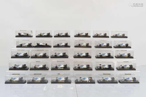 60 Onyx 1/43 scale diecast Formula One models, all 276 Tyrre...