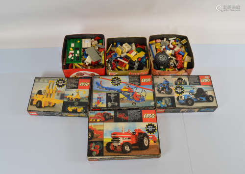 Four Lego boxed sets, comprising 854, 850, 8844, 851, conten...