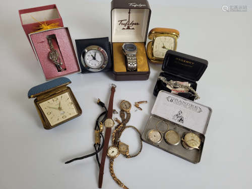 A collection of ladies and gentlemen's wristwatches, includi...