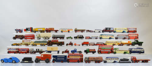 A large quantity of assorted unboxed diecast models, mostly ...