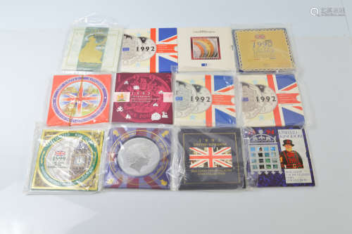 A collection of 1990 United Kingdom Brilliant Uncirculated C...