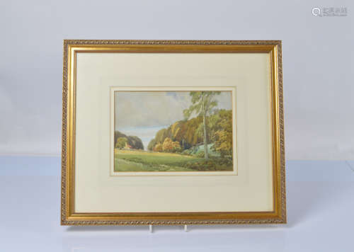 George Cooper, 1928, watercolour, On Bredon Hill, signed low...
